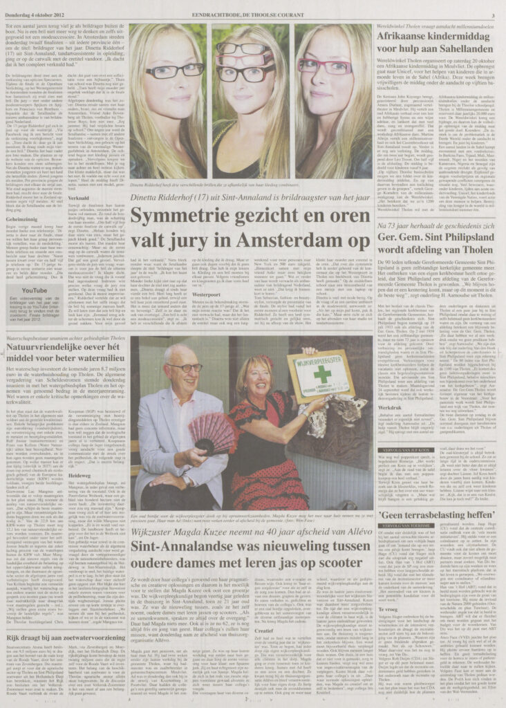 Artikel pensioen Magdalena Anthonia Maria de Bruijn 2012